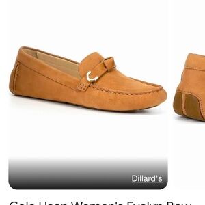 Cole Haan Women's Evelyn Bow Driver Shoes Birch Leather